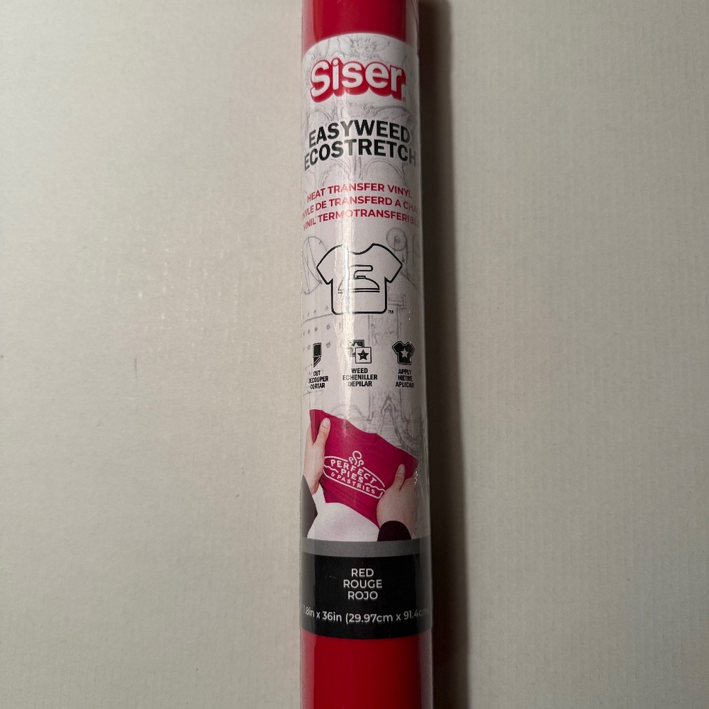 Siser EasyWeed Ecostretch, 11.8 in. x 36 in., Red